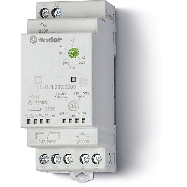 Finder Dämmerungsschalter 1000Lux 16A 230VAC 11.41.8.230.0000